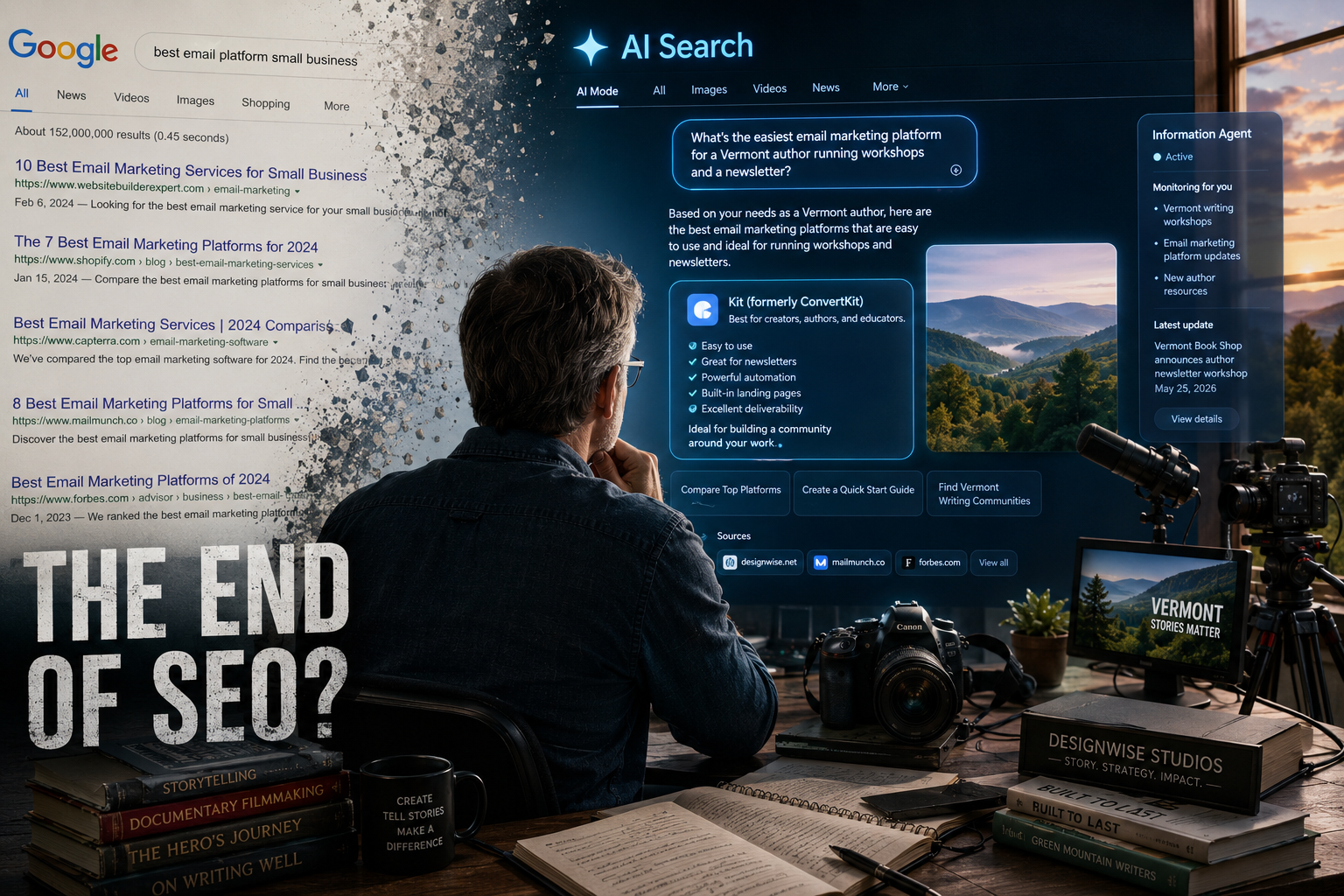 The end of SEO? As Google shifts toward AI-generated conversations